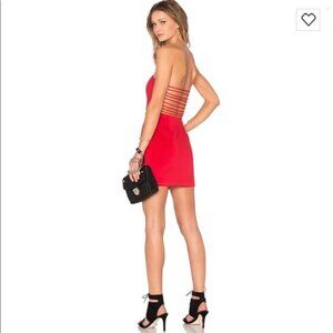 NEW NBD I'm Back Strappy Back Strapless Mini Dress